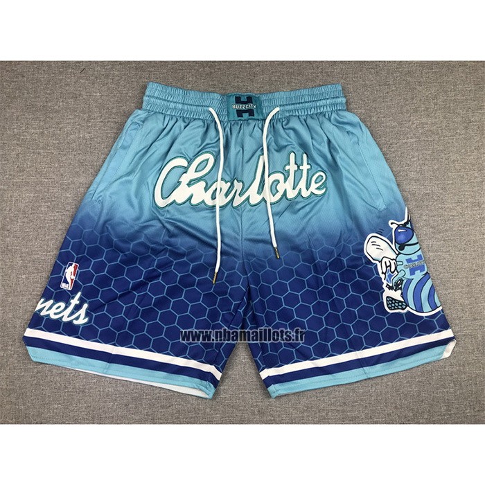 Short Charlotte Hornets Ville Just Don 2021-22 Vert